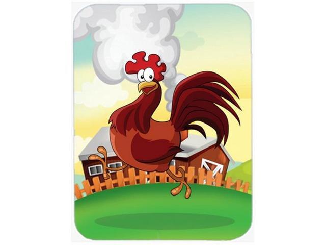 Rooster Chicken on the Run Mouse Pad Hot Pad or Trivet APH7630MP