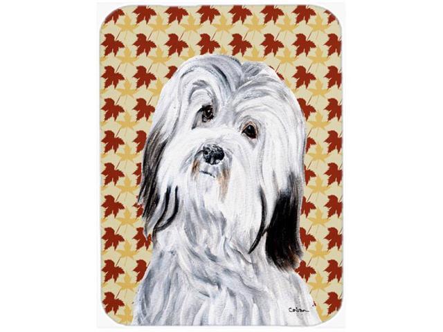 Havanese Fall Leaves Mouse Pad Hot Pad or Trivet SC9689MP