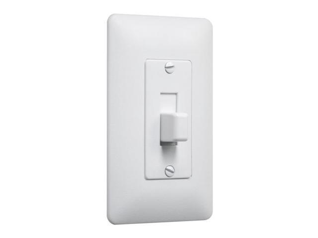 Taymac 3764990 Masque 1 Gang White Plastic Toggle Wall Plate Cover