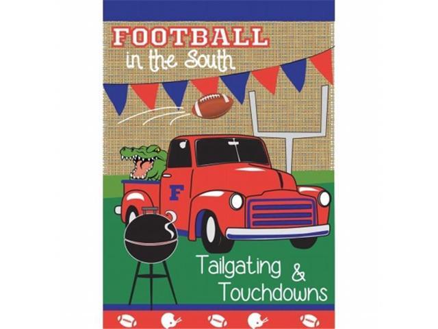 Jozie B 918 Burlap Tailgate Flag Large