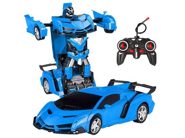 Transformation Robot Car 1:18 Deformation RC Car Toy Induction led Gesture sensing Remote Control Car Models RC Combat Toy gift