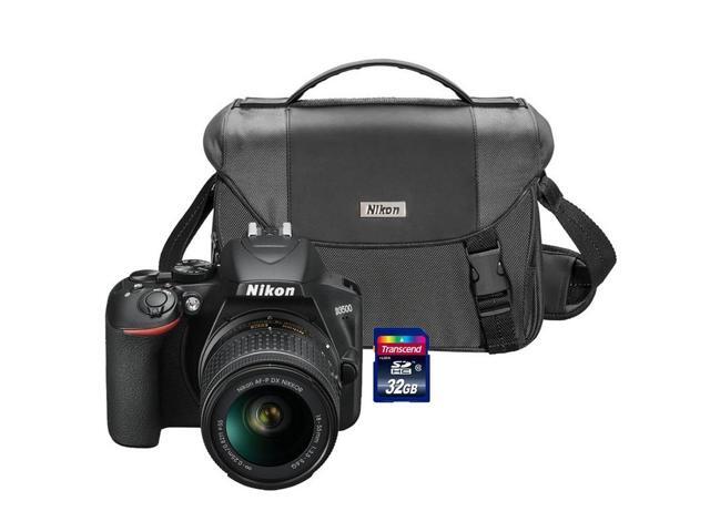 Nikon D3500 242MP Digital SLR Camera with 18-55mm Lens + 32GB Card and Camera Case