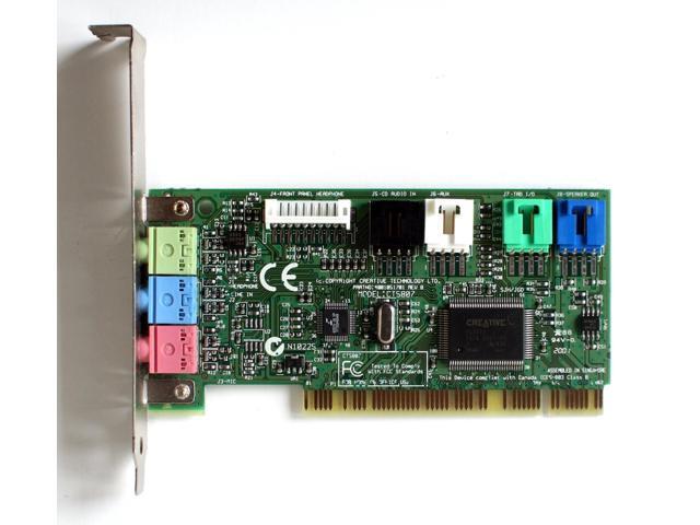 Dell Sound Card Connections Creative Labs Sound Blaster PCI Model
