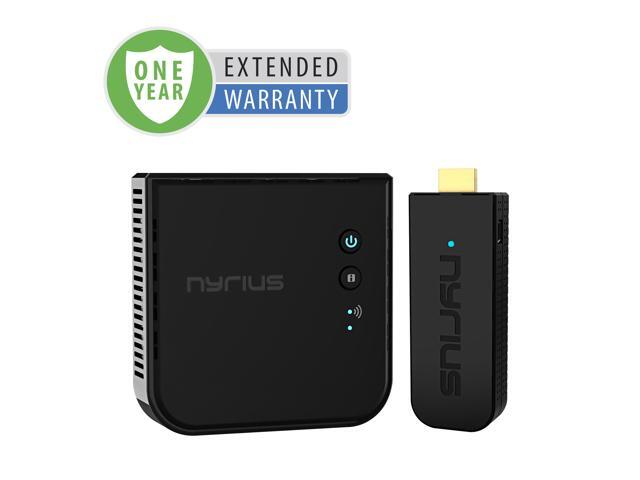 Nyrius ARIES Pro+ Wireless HDMI Video Transmitter & Receiver to Stream 1080p Video up to 165ft from Laptop PC Cable Box Game Console DSLR