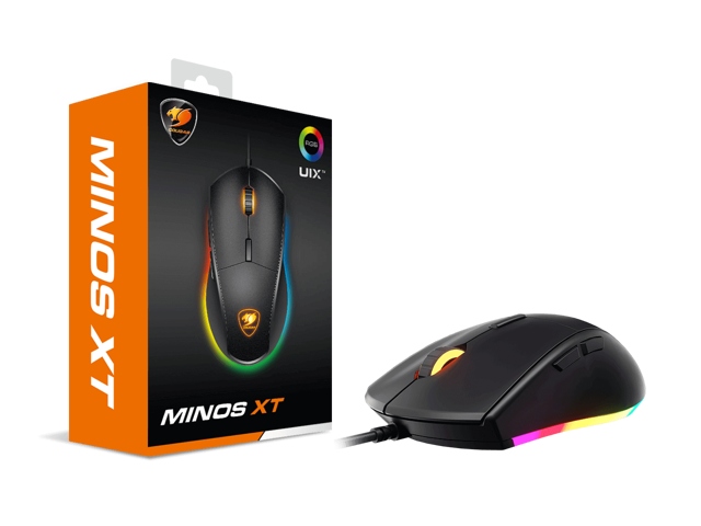 Cougar MINOS XT Gaming Mouse with RGB Lighting and ADNS-3050 Optical Gaming Sensor