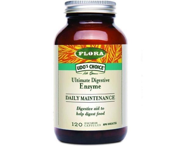 UPC 061998013847 product image for FLORA Udo's Daily Maintenance Digestive Enzyme (120 V-Caps) | upcitemdb.com