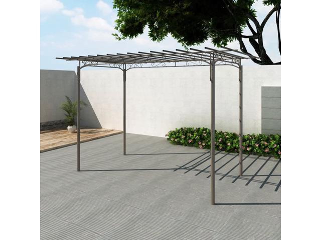 vidaXL Garden Arbor Rose Arch Steel