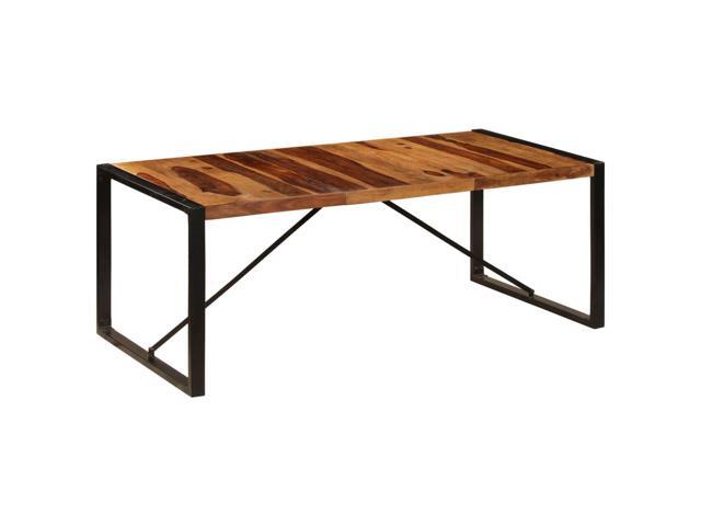 vidaXL Solid Sheesham Wood Dining Table 787' Kitchen Dinner Dining Room Home