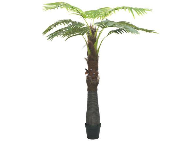 vidaXL Artificial Palm Tree with Pot 996' Green Fresh Faux Plant Floral Decor