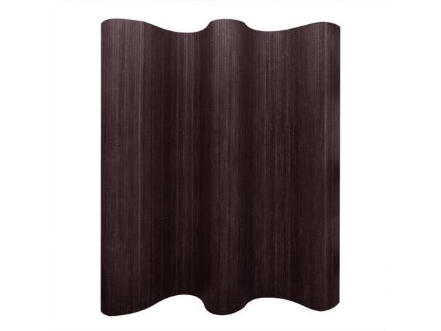 vidaXL Room Divider Rollup Bamboo Brown 984' Space Partition Privacy Screen