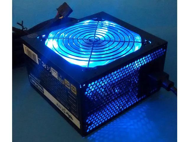 SHARK TECHNOLOGY ATX-1000-LED Silent 1000W 120mm Blue LED Fan Active PFC Dual PCI-E Gaming PC ATX Power Supply