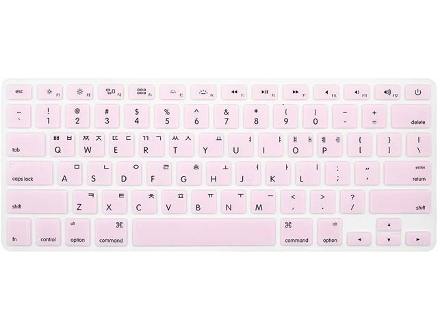 HRH Korean Silicone Keyboard Cover Skin for MacBook Old Air 13Macbook Pro 13/15/17 (with or w/out Retina Display 2015 or Older Version)&Older