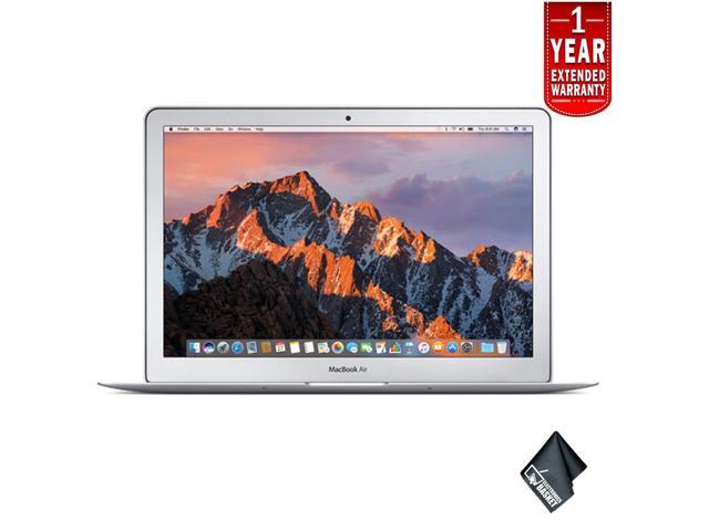 Apple 13 Inch MacBook Air Laptop Computer (Mid 2017 Version Silver) 128GB SSD with 1 Year Extended Warranty