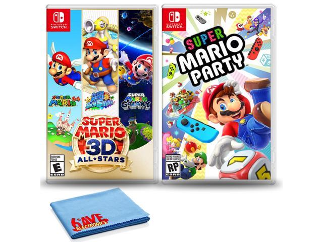 Nintendo Switch Super Mario 3D All-Stars with Super Mario Party + 6Ave Cloth