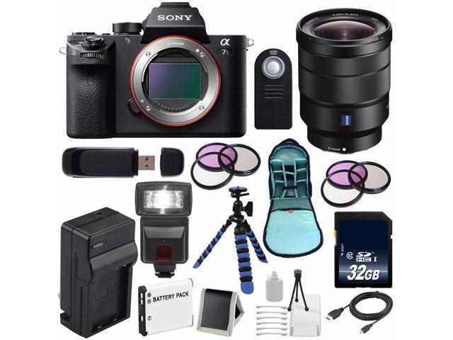 Sony Alpha a7S II a7S Mark II a7SII ILCE7SM2/B Mirrorless Digital Camera (International Model ) + Vario-Tessar T FE 16-35mm f/4 ZA Lens+ 49mm