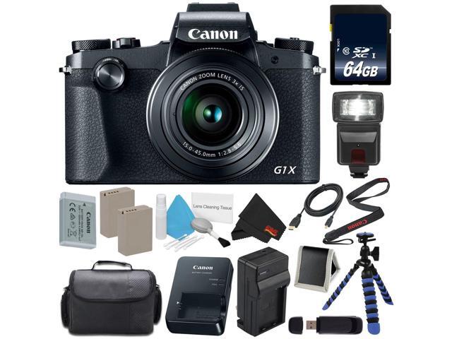 Canon PowerShot G1 X Mark III Digital Camera #2208C001 International Version (No Warranty) + Replacement Lithium Ion Bat