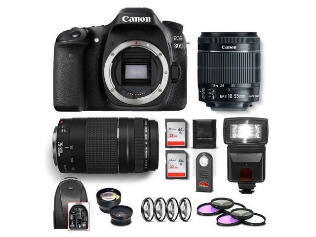 NeweggBusiness - Canon EOS 80D DSLR Camera (Body Only) with Canon