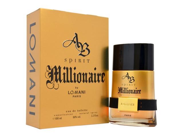 Lomani AB Spirit Millionaire Eau de Toilette, Cologne for Men, 3.3 Oz