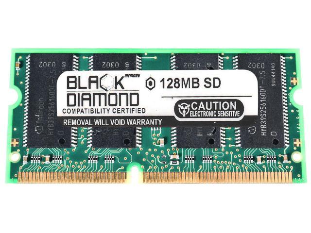 NeweggBusiness - 128MB Black Diamond Memory Module for Toshiba Satellite  2805-S603 SDRAM SO-DIMM 144pin PC100 100MHz Upgrade