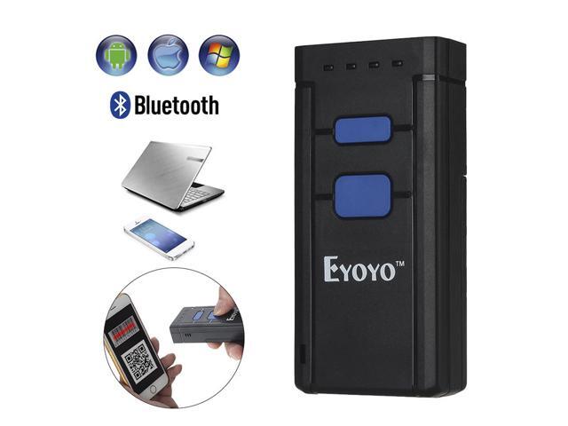 Eyoyo Portable 1D Bluetooth Wireless Barcode Scanner Support Windows Android iOS