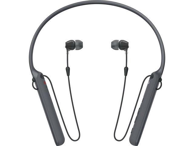 Sony Outdoor Activity Style Sports Lightweight Neckband Earbuds Bluetooth Wireless In-Ear Earbud Headphone with Built-In Microphone Black