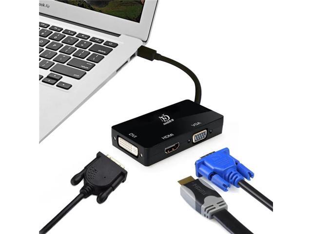 Thunderbolt2 hub mini displayport to hdmi vga dvi Multi-port adapter Converter Cable for Apple MacBook Air Pro dell surface