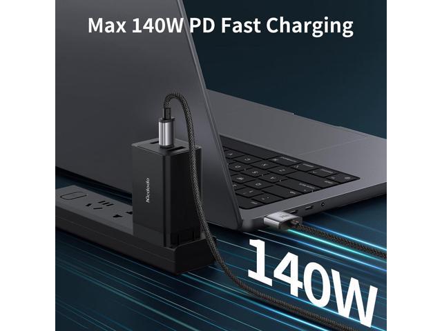 NeweggBusiness - 140W USB-C to Magnetic 3 Cable, Compatible