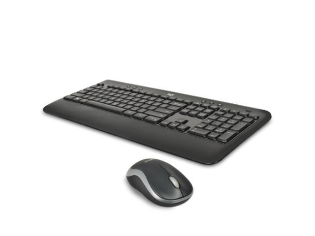 Logitech MK540 Advanced Combo Wireless Keyboard & Optical Mouse Kit w/USB Nano Receiver (Black) - B