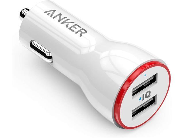 Anker 24W Dual USB Car Charger Adapter PowerDrive 2 for iPhone 11/XS/MAX/XR/X/8/7/6/Plus iPad Pro/Air 2/Mini Note 5/4 LG Nexus HTC and More