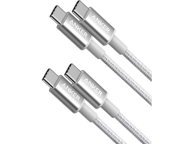 USB C Cable Anker 2 Pack New Nylon USB C to USB C Cable (6ft 60W) PD Type C Charging Cable for MacBook Pro 2020 iPad Pro iPad Air 4 Galaxy