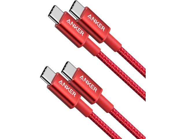 USB C Cable Anker 2 Pack New Nylon USB C to USB C Cable (6ft 60W) PD Type C Charging Cable for MacBook Pro 2020 iPad Pro iPad Air 4 Galaxy