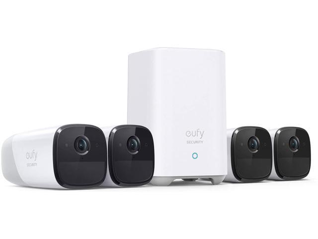 eufy Security eufyCam 2 Pro Wireless Home Security Camera System 365-Day Battery Life HomeKit Compatibility 2K Resolution IP67 Weatherproof