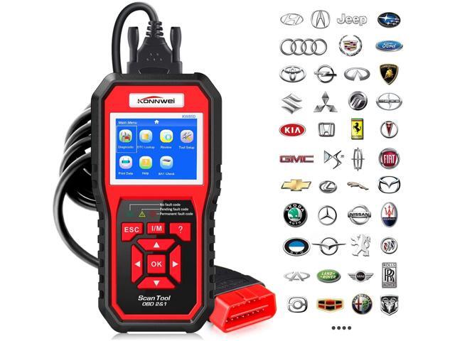 OBD2 Scanner OBDII Auto Diagnostic Code Scanner Universal Vehicle Engine O2 Sensor Systems OBD2 EOBD Scanners Tool Check Engine Light Automotive