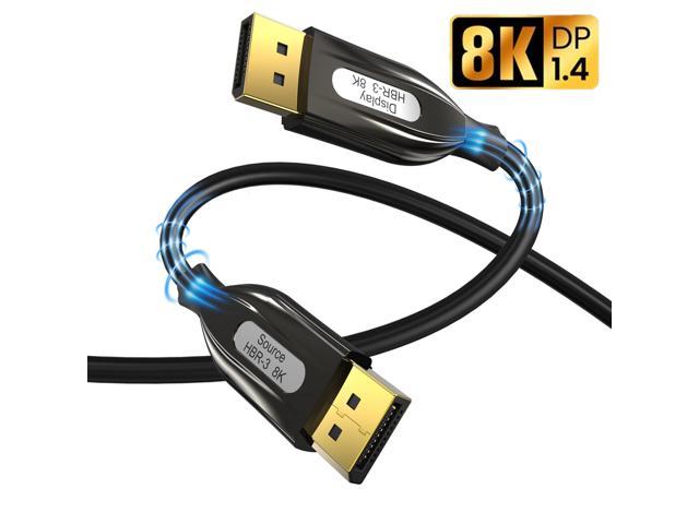 NeweggBusiness - 8K DisplayPort Fiber Cable 1.4, (8K@60Hz, 2K