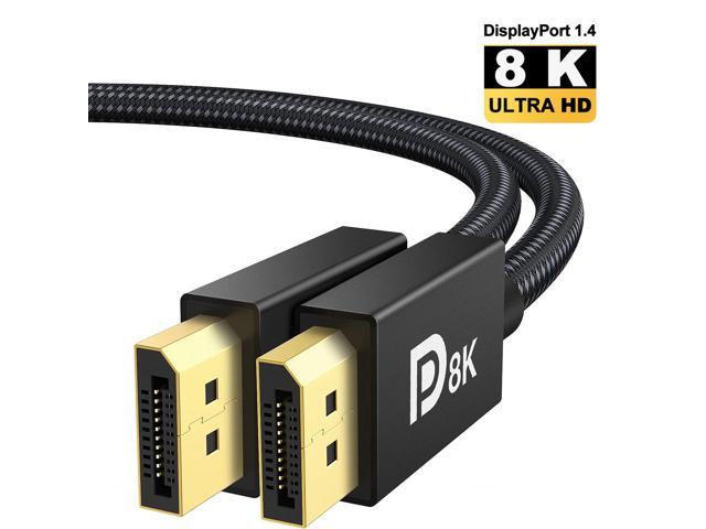 Cable DisplayPort 1.4 8K @ 60Hz 4K @ 144Hz 1080P @ 240Hz 32.4Gbps para