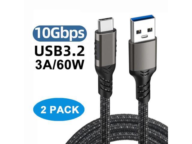 USB C Android Auto Cable [Upgrade, 1.6ft, 2Pack] 10Gbps USB 3.1 Gen 2 USB A