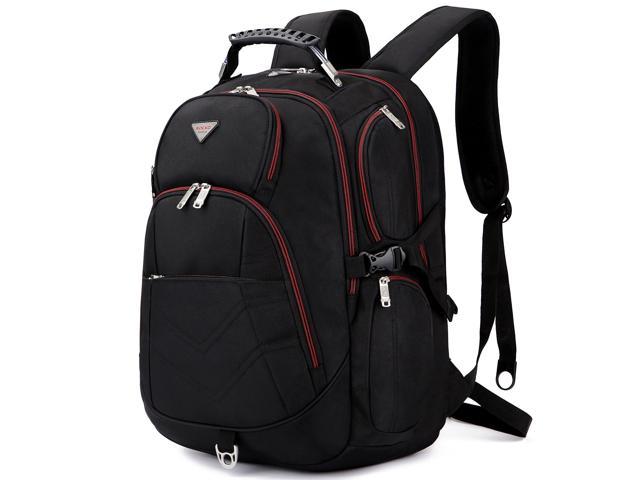 NeweggBusiness SOCKO Laptop Backpack 18.4 Inch Nylon Water Resistant Durable Travel Bag Hiking Knapsack Rucksack Backpack School College Student Shoulder Back Pack For 18 18.4 Inches Laptop Notebook C...