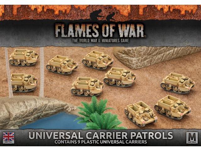 Flames of War 4th Edition British Universal Carrier Patrols FOW BBX35