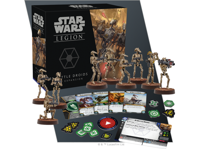 Fantasy Flight Games Star Wars Legion Clone Wars CIS B1 Battle Droids SWL49