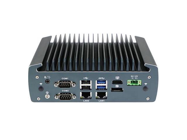 Partaker Fanless Industrial PC, Industrial Computer, J6412, PA-1226, Windows 11 or Linux Ubuntu, 3 x i226-V 2.5G LAN, DP, ...