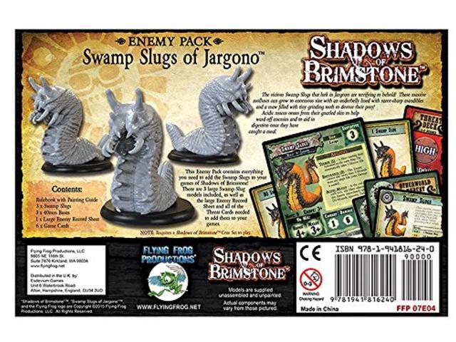 SoB: Swamp Slugs of Jargono Shadows Brimstone: Enemy Pack Board Game Flying Frog Productions FYF07E04
