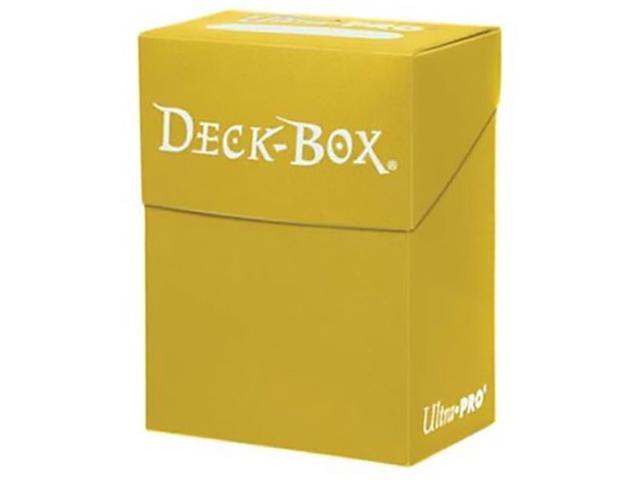 YELLOW - Ultra Pro Deck Box - Solid Yellow Deck Box (82476) ULP82476 ULTRA PRO