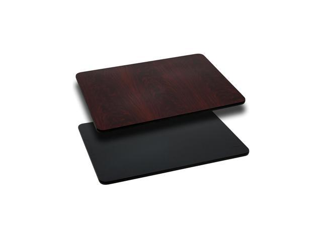 Flash Furniture 24'' x 30'' Rectangular Table Top with Reversible Laminate Top, Multiple Colors