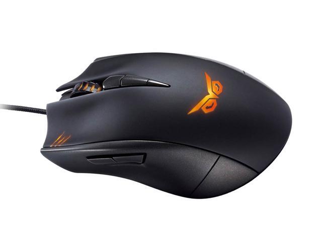 STRIX CLAW DARK EDITION Right-handed ergonomic optical gaming mouse crafted for first-person shooting gamers