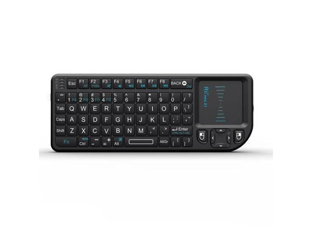 keyboard for Rii mini X1 Handheld 24G Wireless Keyboard Touchpad Mouse for PC Notebook Smart TV Black Keypad