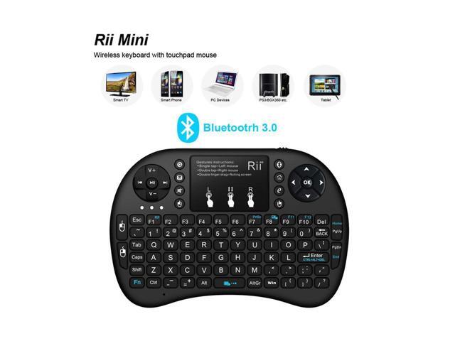 keyboard for Rii i8+ BT Mini Wireless Bluetooth Backlight Touchpad Keyboard (w/Mouse) for PC Mac Android