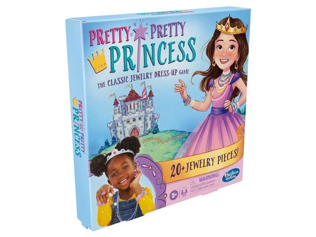 Pretty Pretty Princess Board Game The Classic Jewelry Dress-Up Game for Kids Ages 5 and Up for 2-4 Players Board Game Hasbro E9826