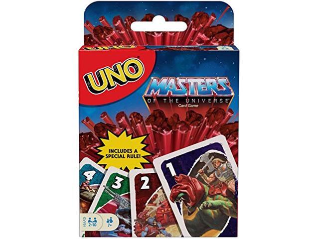 UNO: Masters of the Universe Uno Card Game with 112 Cards Gift for Kid Family & Adult Game Night for Players 7 Years Old & Up Mattel Inc