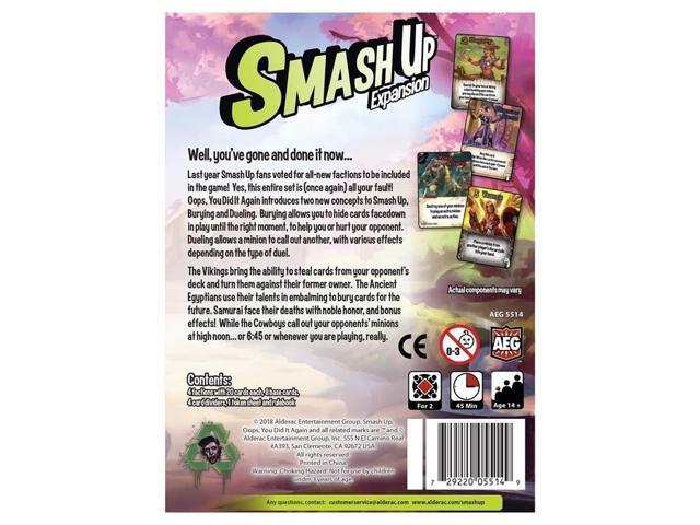 Smash Up Oops You Did It Again Board Game Alderac Entertainment Group AEG5514