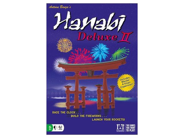 Hanabi Deluxe II Cooperative Fireworks Unique Tiles Interactive Board Game R & R Games RRG871